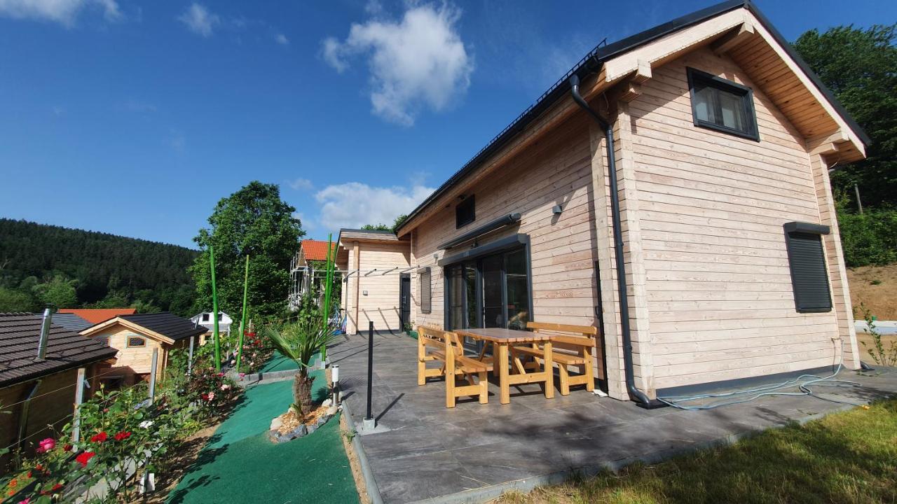 Holzhaus Am See Mit Panoramablick Trausnitz Esterno foto