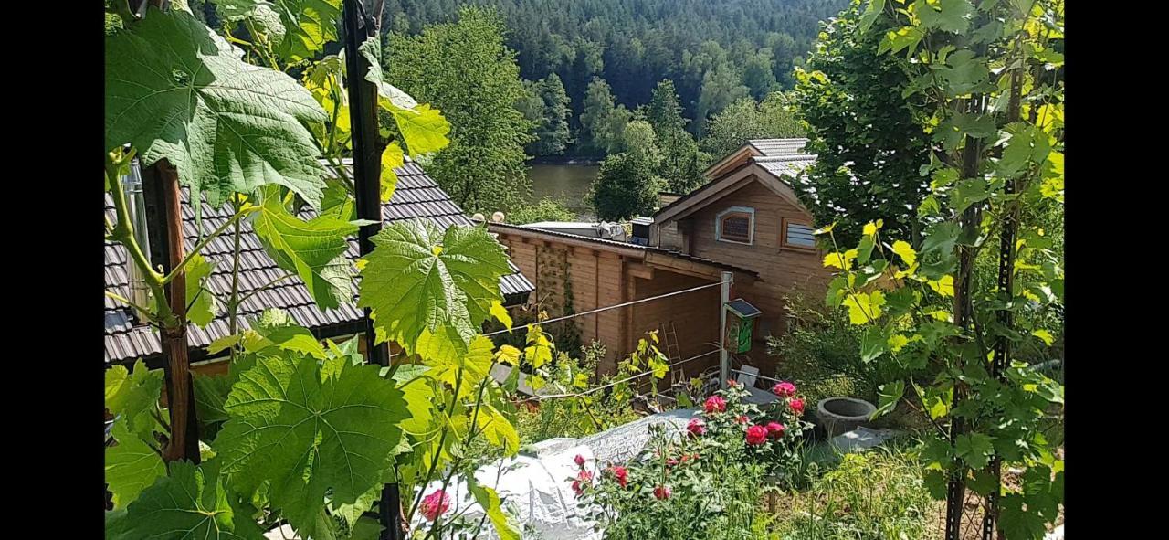 Holzhaus Am See Mit Panoramablick Trausnitz Esterno foto