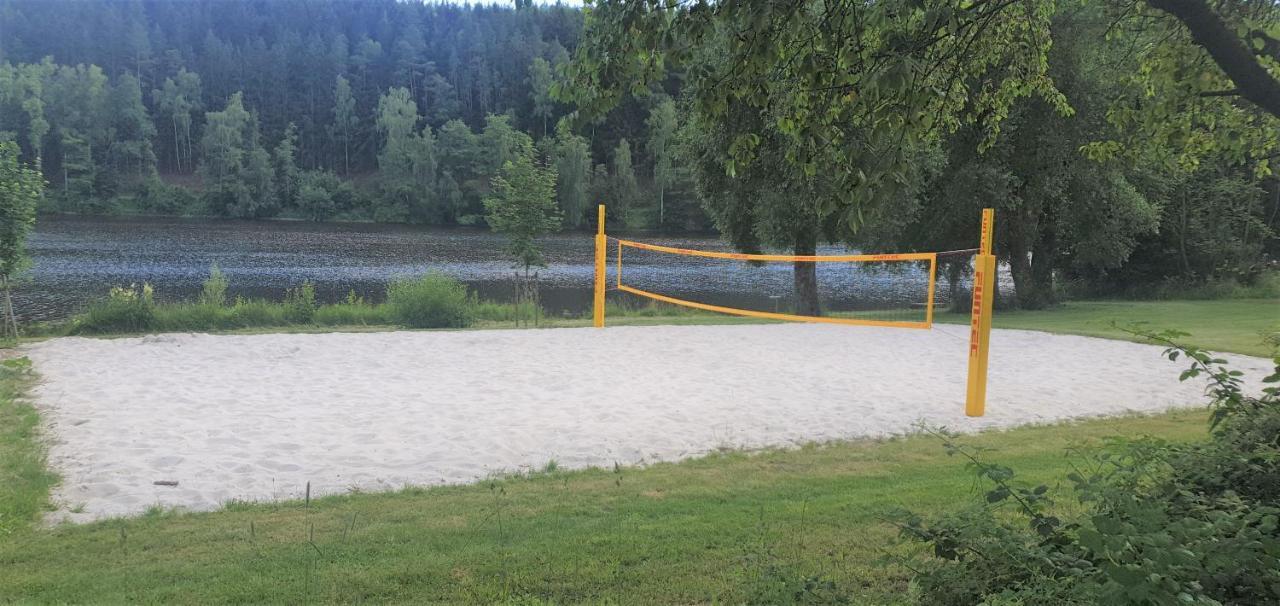 Holzhaus Am See Mit Panoramablick Trausnitz Esterno foto